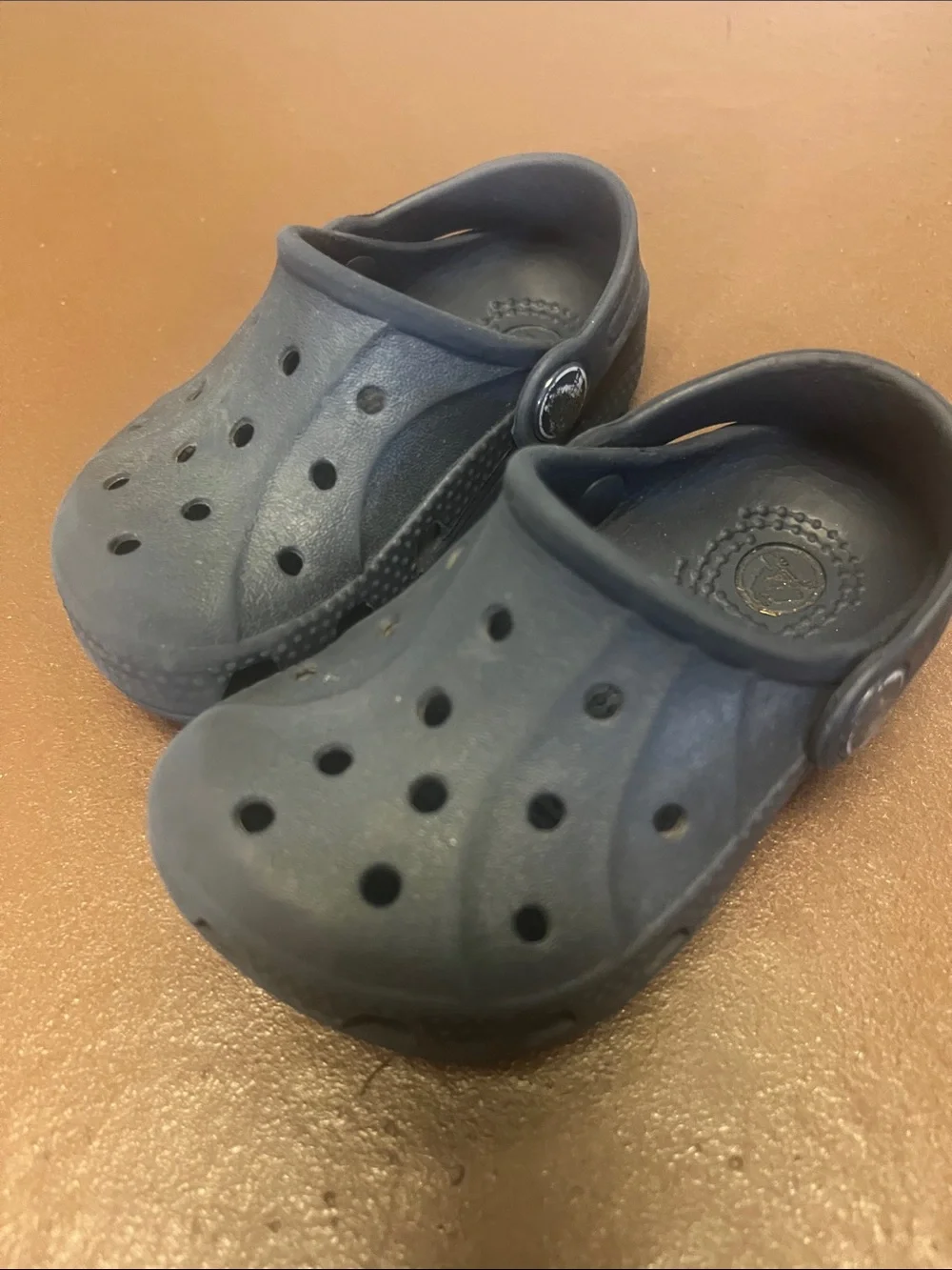 Toddler Crocs Navy Blue